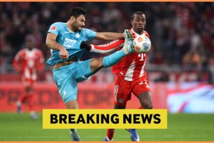 Nicolas Jackson in action for Bayern Munich against Hoffenheim