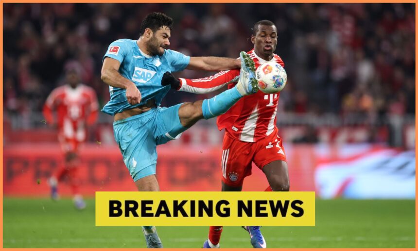 Nicolas Jackson in action for Bayern Munich against Hoffenheim
