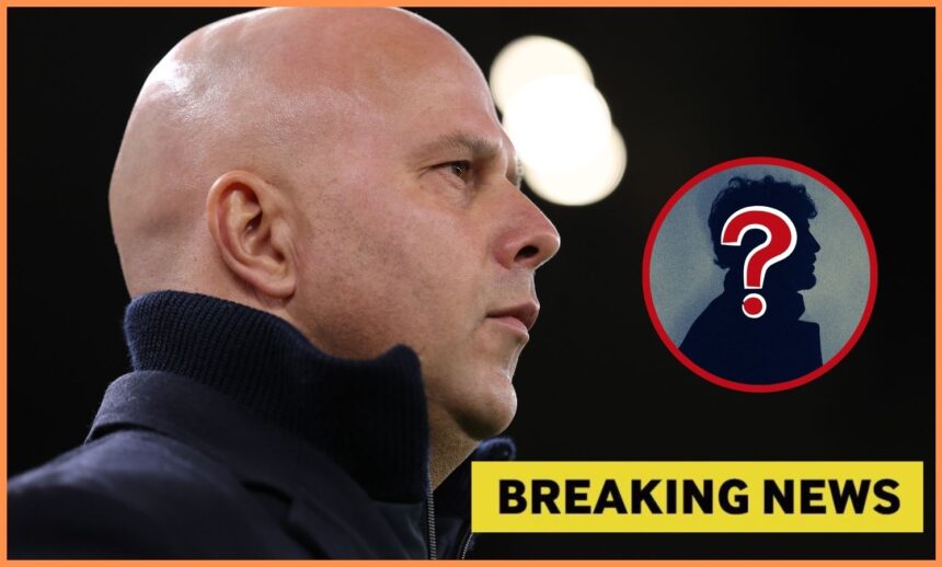 Liverpool manager Arne Slot looks on, plus