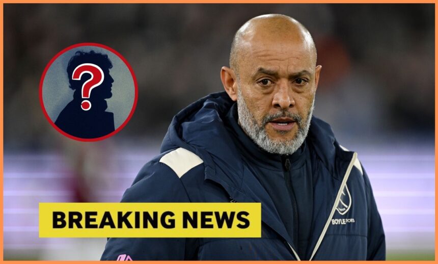 West Ham manager Nuno Espirito Santo looks on