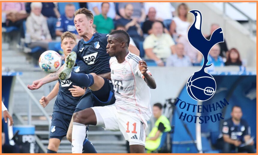 Nicolas Jackson in action for Bayern Munich against Hoffenheim