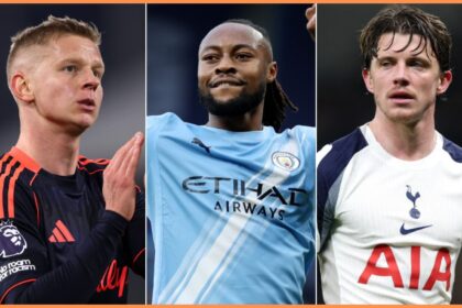 Oleksandr Zinchenko, Antoine Semenyo, and Conor Gallagher