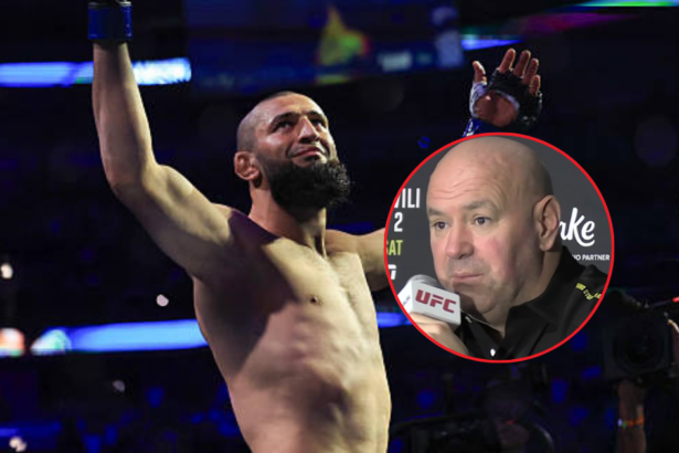 Dana White: Khamzat Chimaev Must Defend Middleweight Title Before Moving Weight Classes