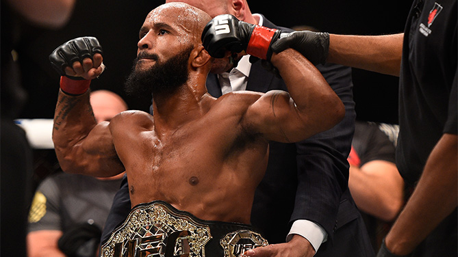 Demetrius Johnson receives huge praise from fellow GOAT contestant Jon Jones