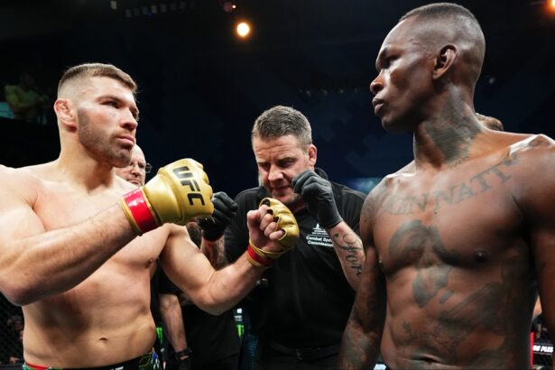 Dricus du Plessis and Israel Adesanya face off at UFC 305