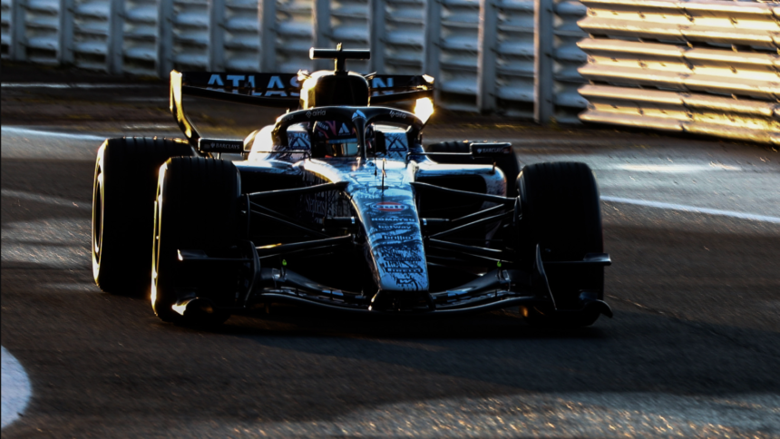 First Look: 2026 Williams F1 car finally breaks cover during shakedown run
