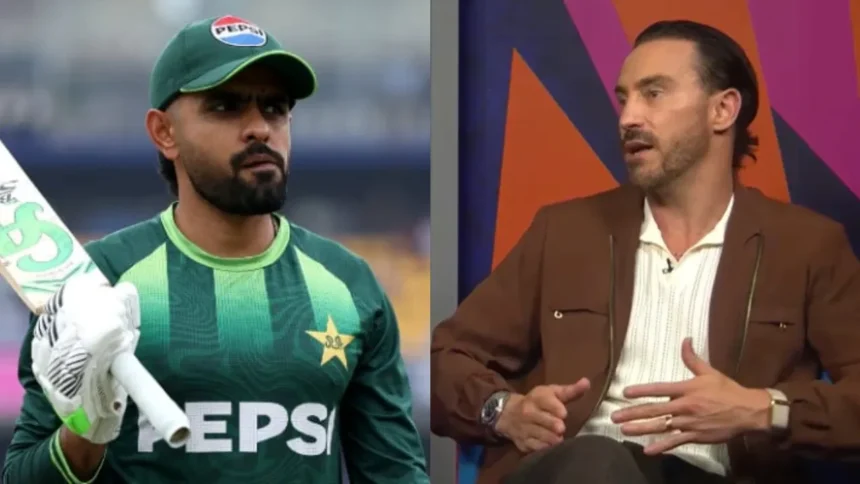 Babar Azam and Faf du Plessis