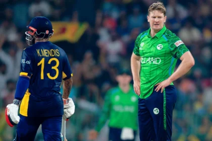 Stunned Ireland bowler Barry McCarthy