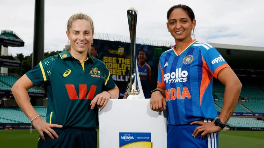 IND W Vs AUS W India Women Tour Of Australia 2026 1st T20I