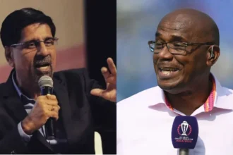 Kris Srikkanth And Ian Bishop