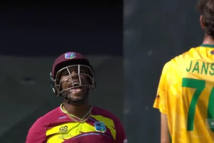 Matthew Forde Hammers Marco Jansen For A Six Then Gets Into Heated Clash In T20 World Cup