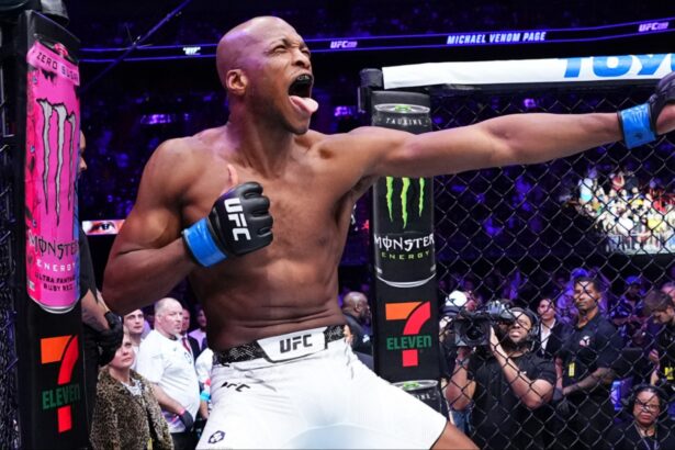 Michael 'Venom' Page enters the Octagon for his fight at UFC 299