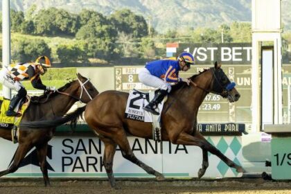 Plutarch wins the Robert B. Lewis Stakes in a big step for Baffert on the Derby Trail.