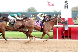 Touchdown Arkansas wins No Double Breeders Stakes