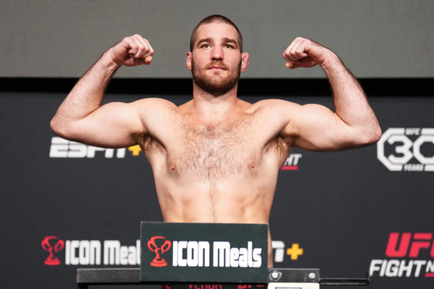 Sean Strickland UFC weigh-in