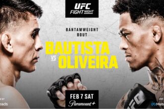 UFC Vegas 113, Mario Bautista, Results, Vinicius Oliveira, UFC