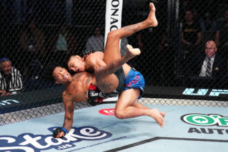 Vinicius Oliveira taken down at UFC Vegas 113