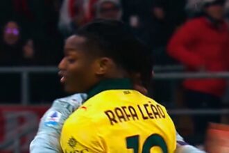 Rafael Leao rescues AC Milan from shock home defeat to Como (video)