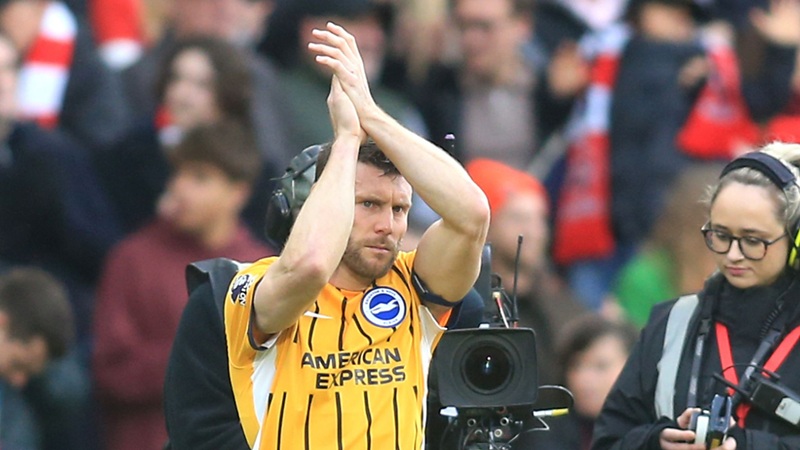 James Milner breaks record for Premier League appearances as Brighton play away to Brentford (video)