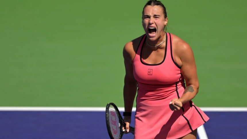 Sabalenka credits her new dog with providing 'mental health support'