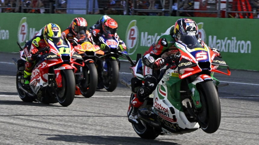 Johann Zarco, start, 2026 Thai MotoGP.