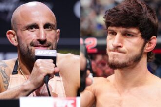 Alexander Volkanovski and Movsar Evloev