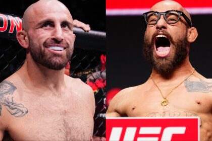 Alexander Volkanovski and Jean Silva