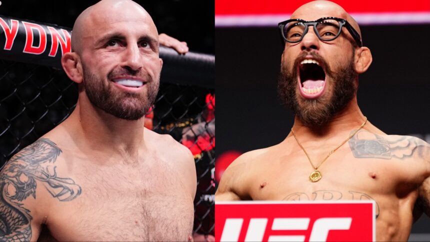 Alexander Volkanovski and Jean Silva