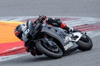Max Cook, March 2026 Portimao WorldSBK test (BSB). Credit: British Superbike Championship.