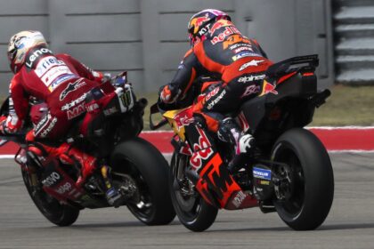 Marc Marquez, Enea Bastianini, 2026 US MotoGP.