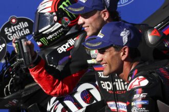 Marco Bezzecchi, Jorge Martin, 2026 Brazilian MotoGP.