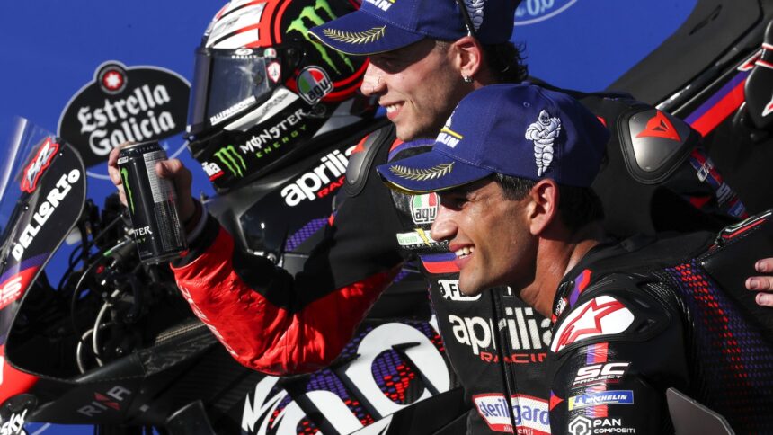 Marco Bezzecchi, Jorge Martin, 2026 Brazilian MotoGP.