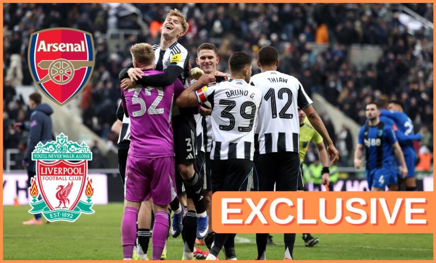 Source: Arsenal and Liverpool to 'closely monitor' Newcastle star valued at £70m