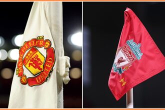 Man United Liverpool flag