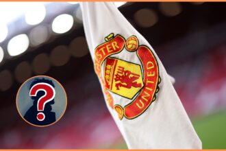 Manchester United logo close-up image