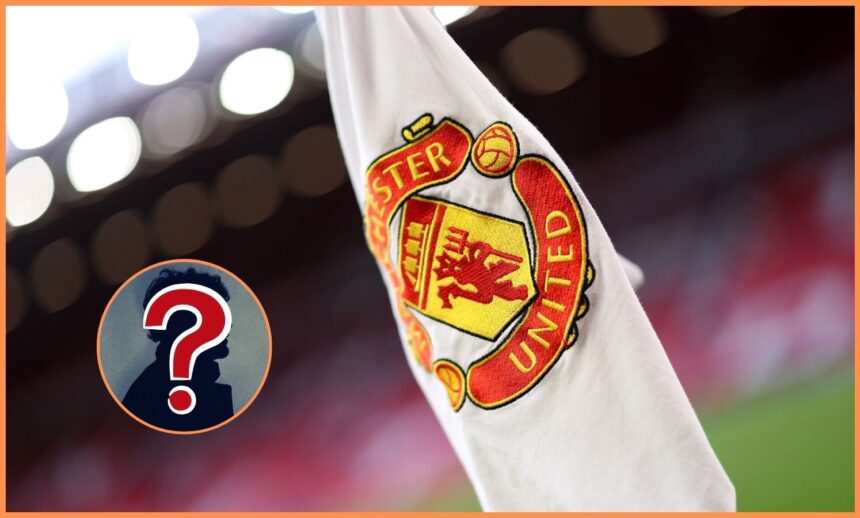 Manchester United logo close-up image