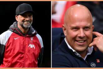 Jurgen Klopp and Arne Slot