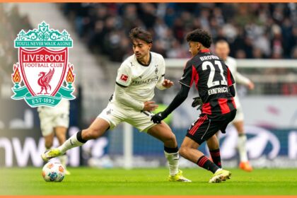 Nathaniel Brown in action for Eintracht Frankfurt