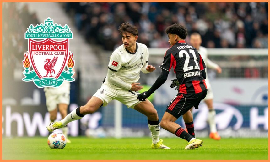 Nathaniel Brown in action for Eintracht Frankfurt