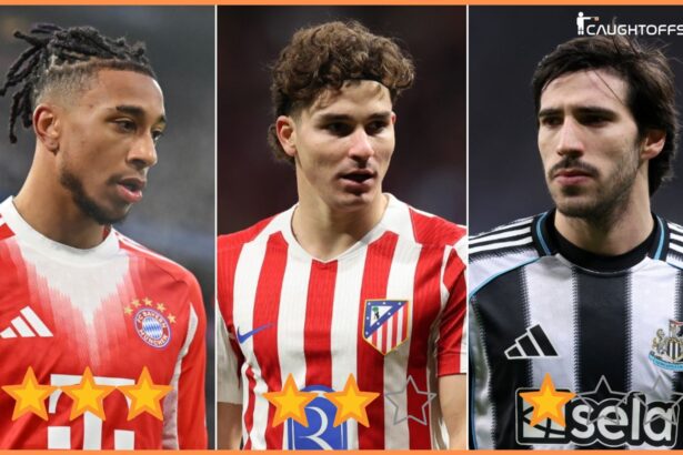 Michael Olise, Julian Alvarez, and Sandro Tonali