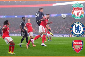 Dean Huijsen in action for Real Madrid against Benfica