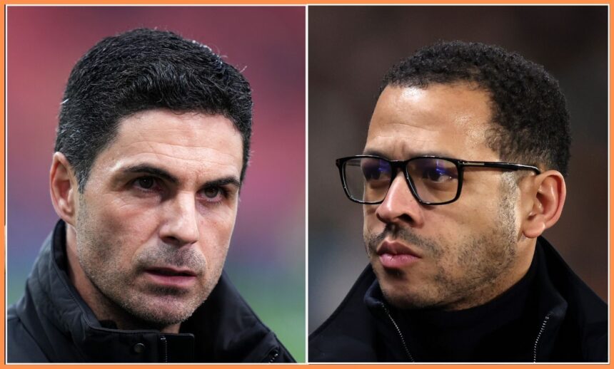 Mikel Arteta and Liam Rosenior