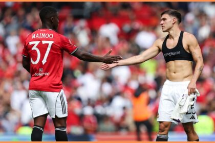 Kobbie Mainoo and Manuel Ugarte