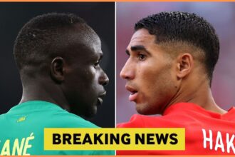 Sadio Mane and Achraf Hakimi (Getty Images)