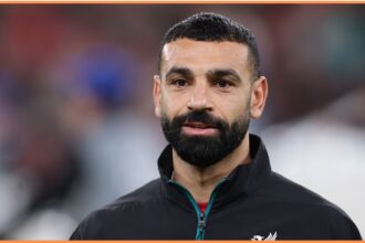 Mohamed Salah lining up for Liverpool