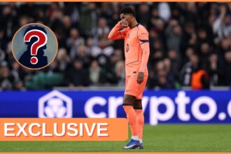 Marcus Rashford in action for Barcelona, and