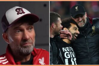 Jurgen Klopp and Mohamed Salah