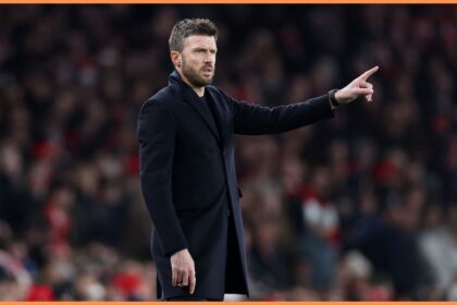 Michael Carrick during Manchester United