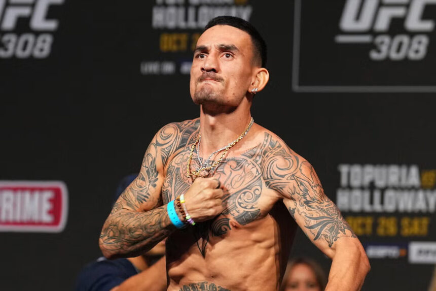 Max Holloway UFC weigh-in