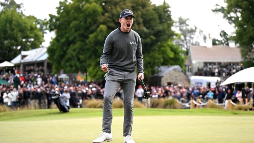 Daniel Hillier wins the New Zealand Open by two strokes
